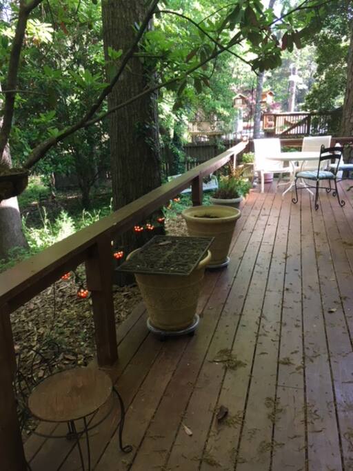 large private deck.