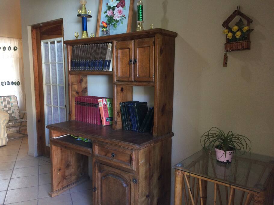 Recepción de la casa