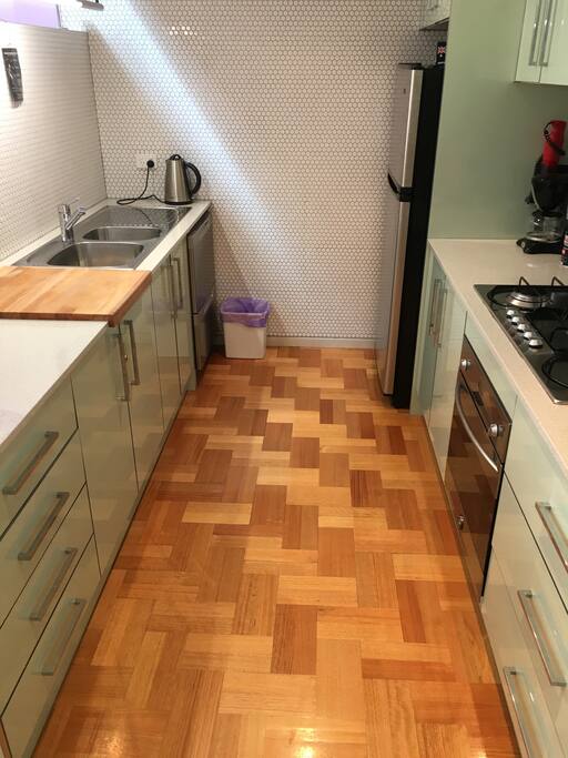 Close up of the Galley kitchen