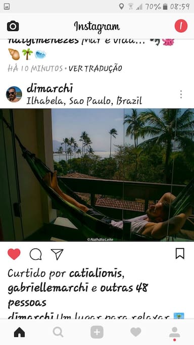Varanda do quarto