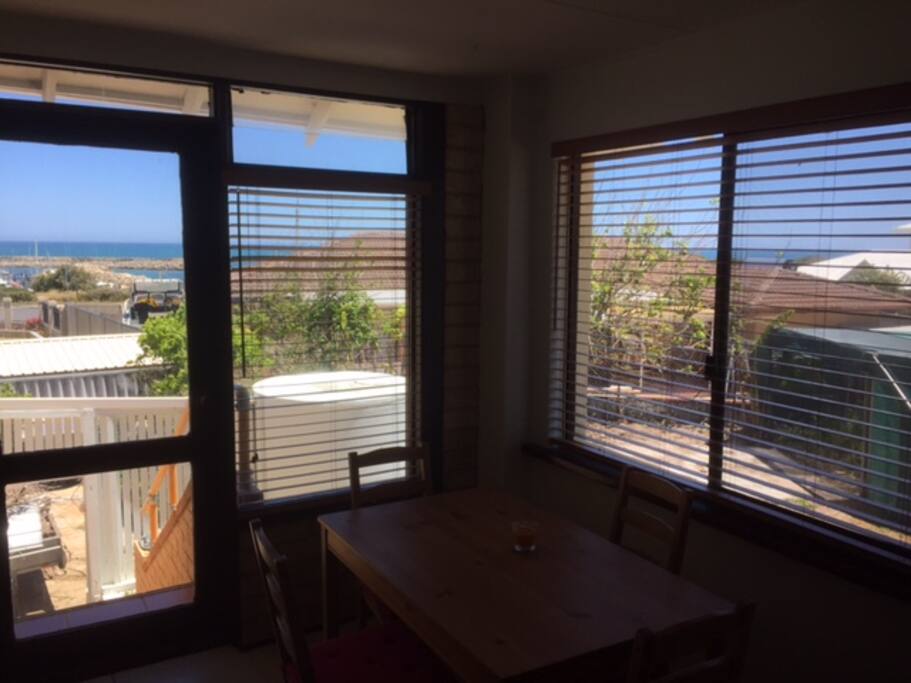 View from upstairs dining