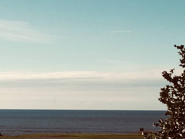 Full Ocean view and 7 minute walk to beach.