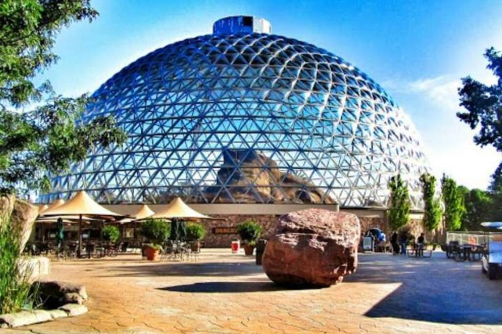 Omaha Metro bus 13 takes you to the Henry Doorly Zoo and Aquarium.