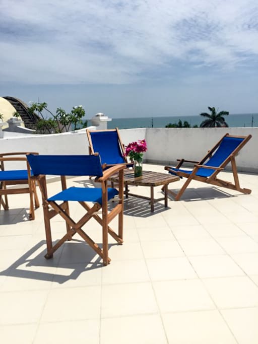 Nice corner with view to the sea