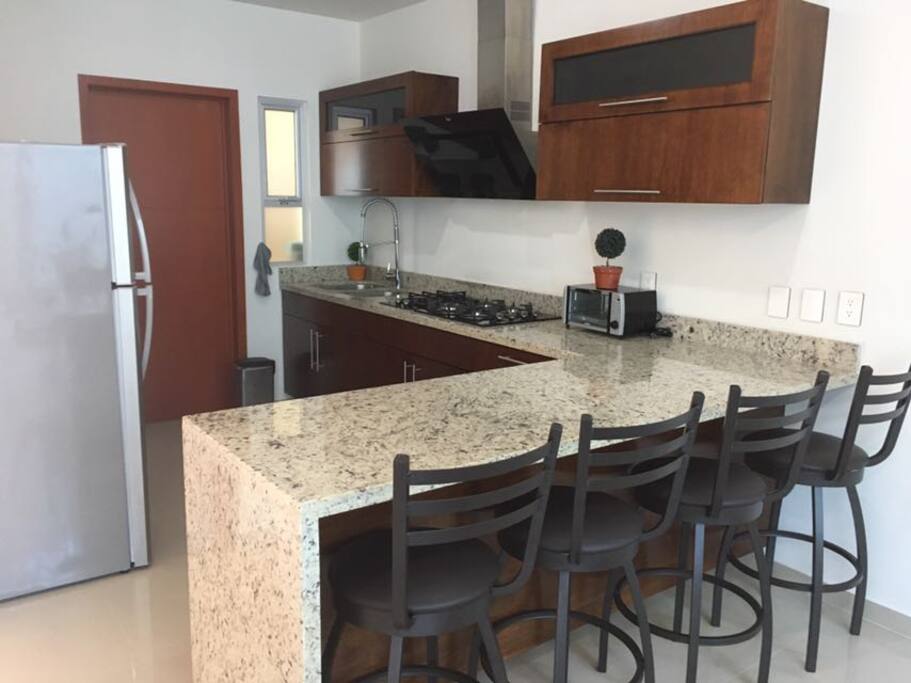 Cocina con todo lo necesario