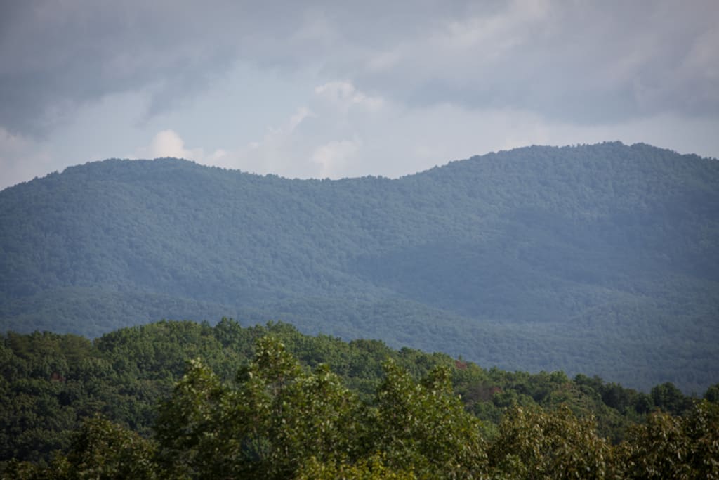 Mountain views from porch
