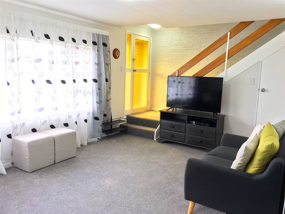 50" TV in lounge with SKY & DVD player