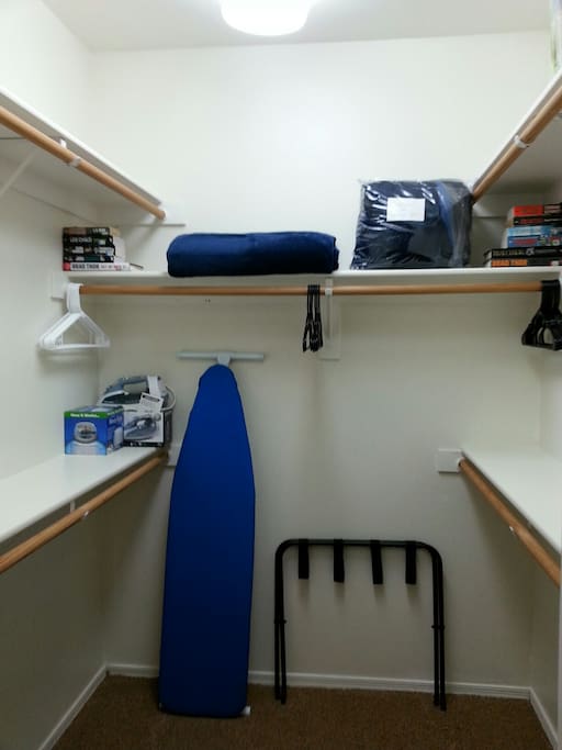 Master bedroom walk-in closet