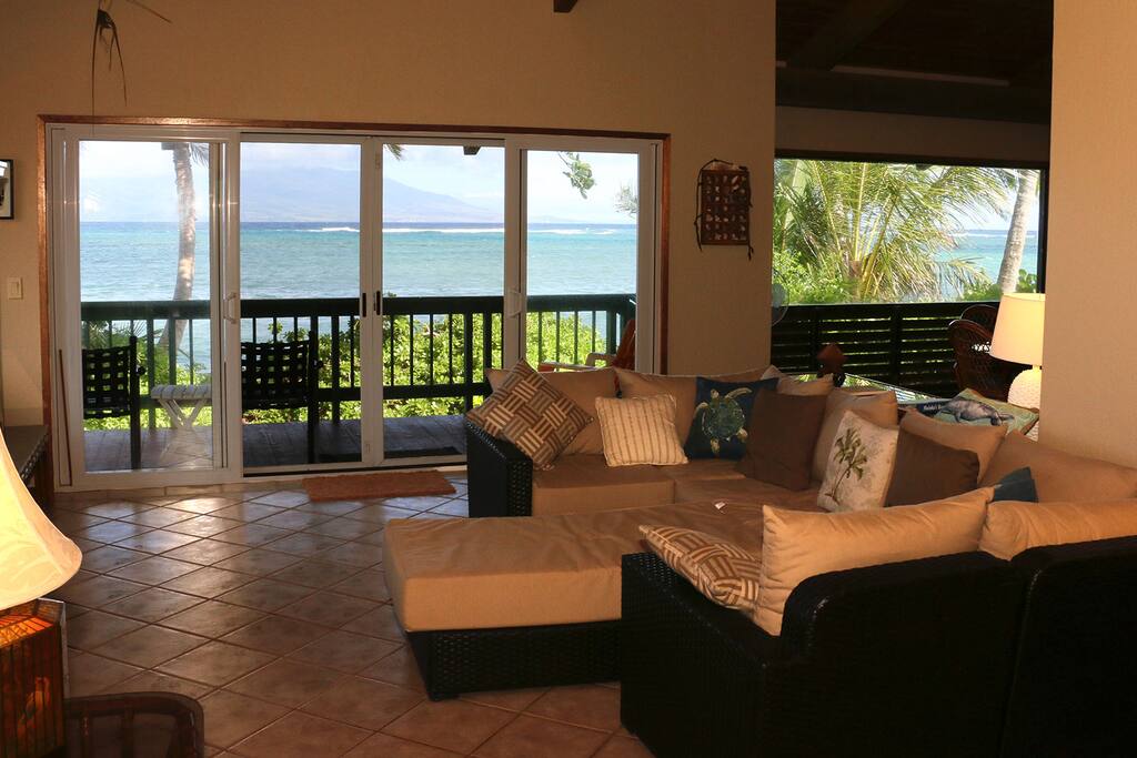 Enjoying the view from the Living Room