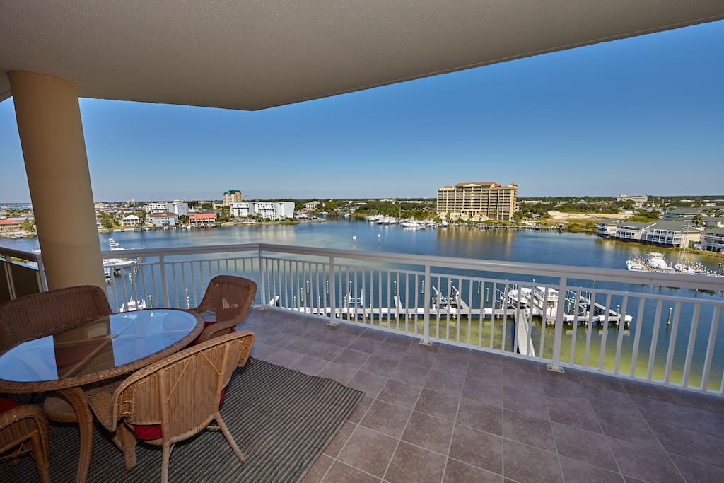 Large balcony with a fantastic view
