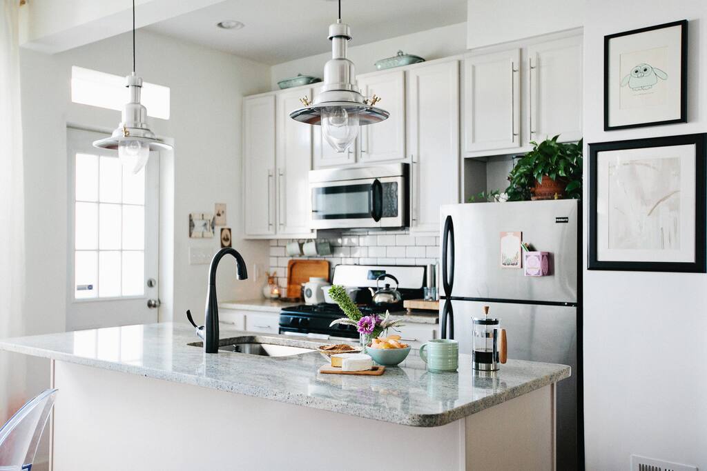 Kitchen (fridge and dishwasher)