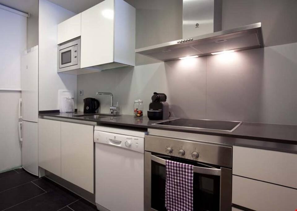 Make a delicious meal in the kitchen with a variety of appliances.
