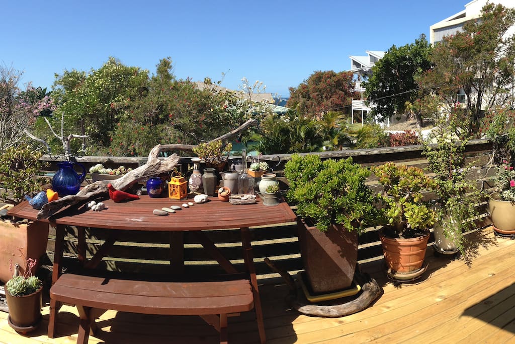 Sundrenched deck