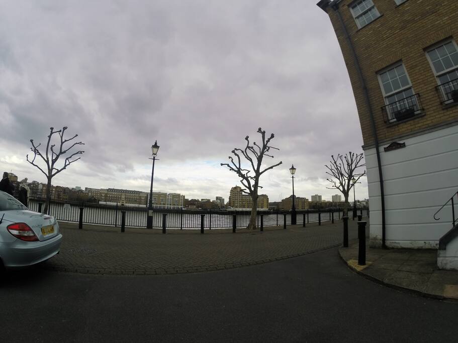 View from outside the building
