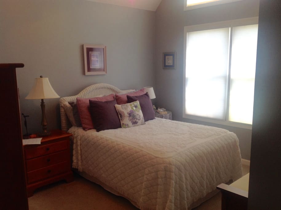 Double size bed Rent this bedroom along with queen bedroom $100