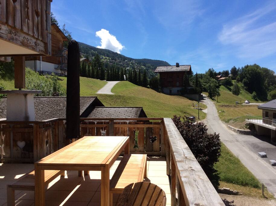 Large terrace available