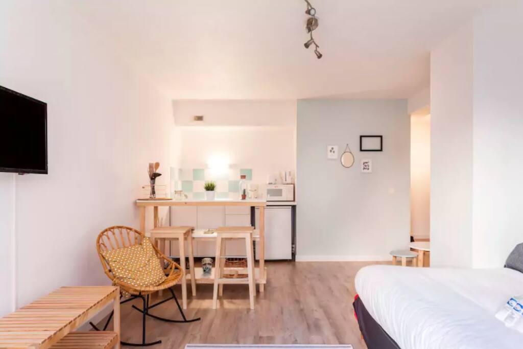 Spacious studio