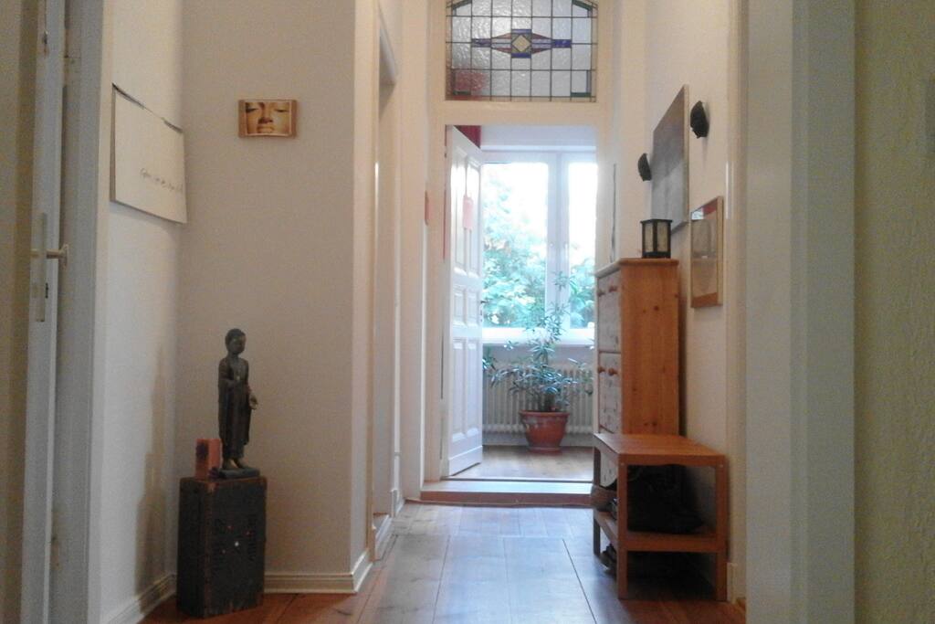 Der Eingang zur Wohnung
