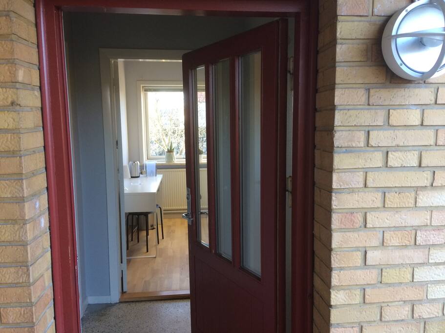 Private entrance, unit is closed off from main housing