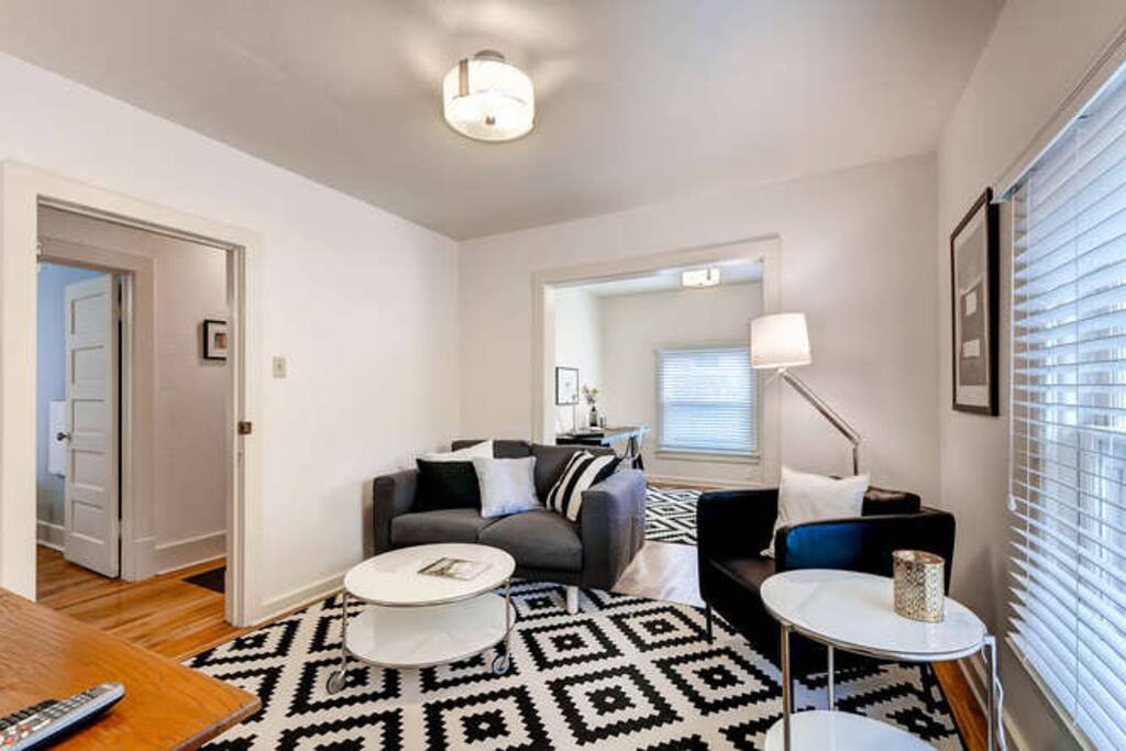 living room open to study