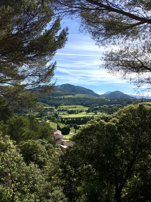 Vue Est depuis la terrasse