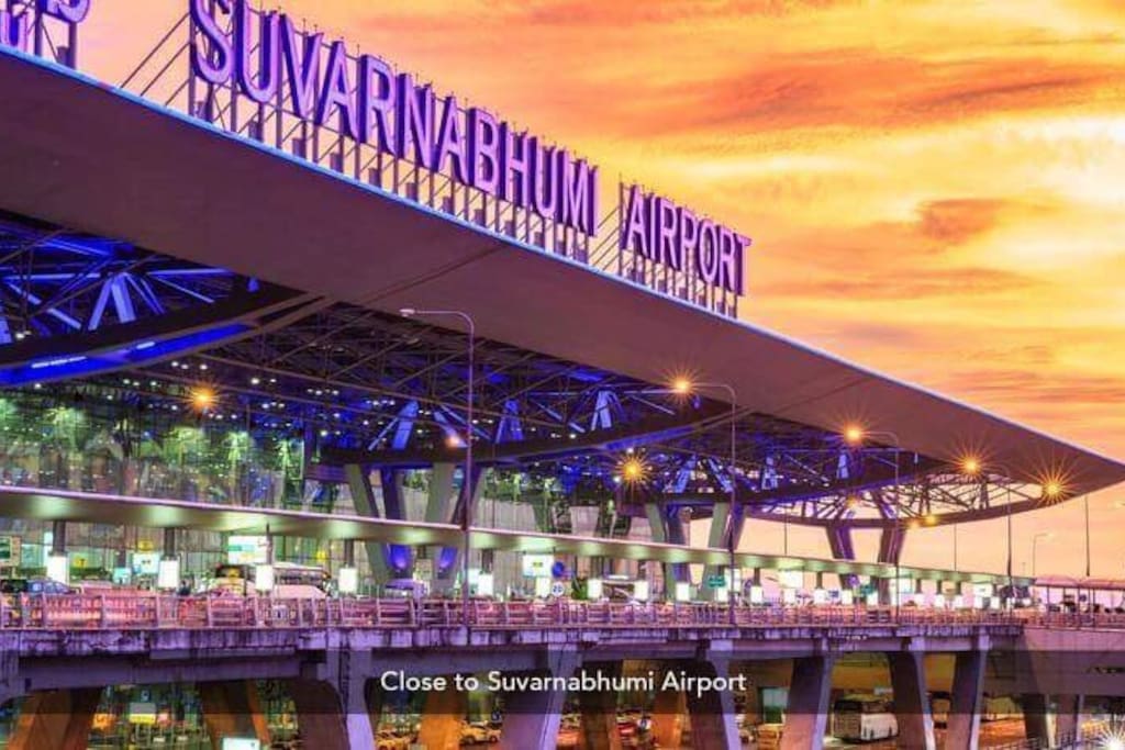 10 minutes drive to BKK airport