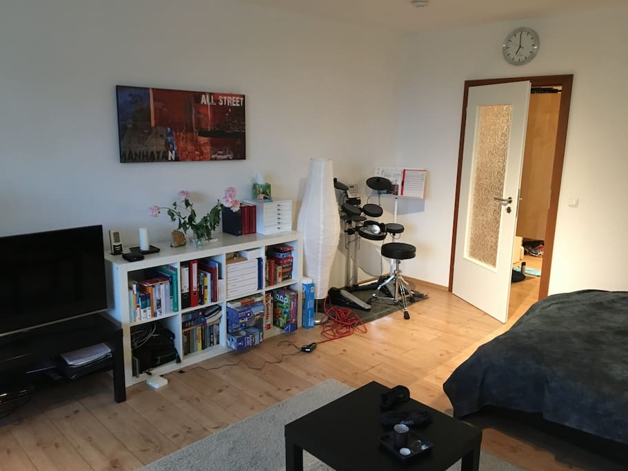 Wohnzimmer mit Blick zum Flur