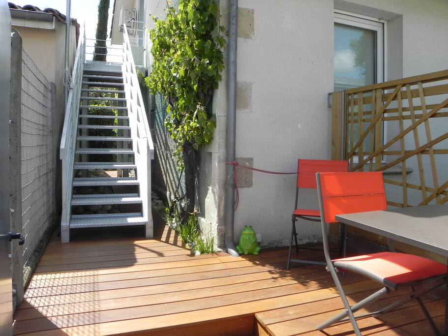 L'espace extérieur et son accès à l'appartement