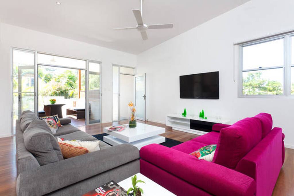 spacious lounge area