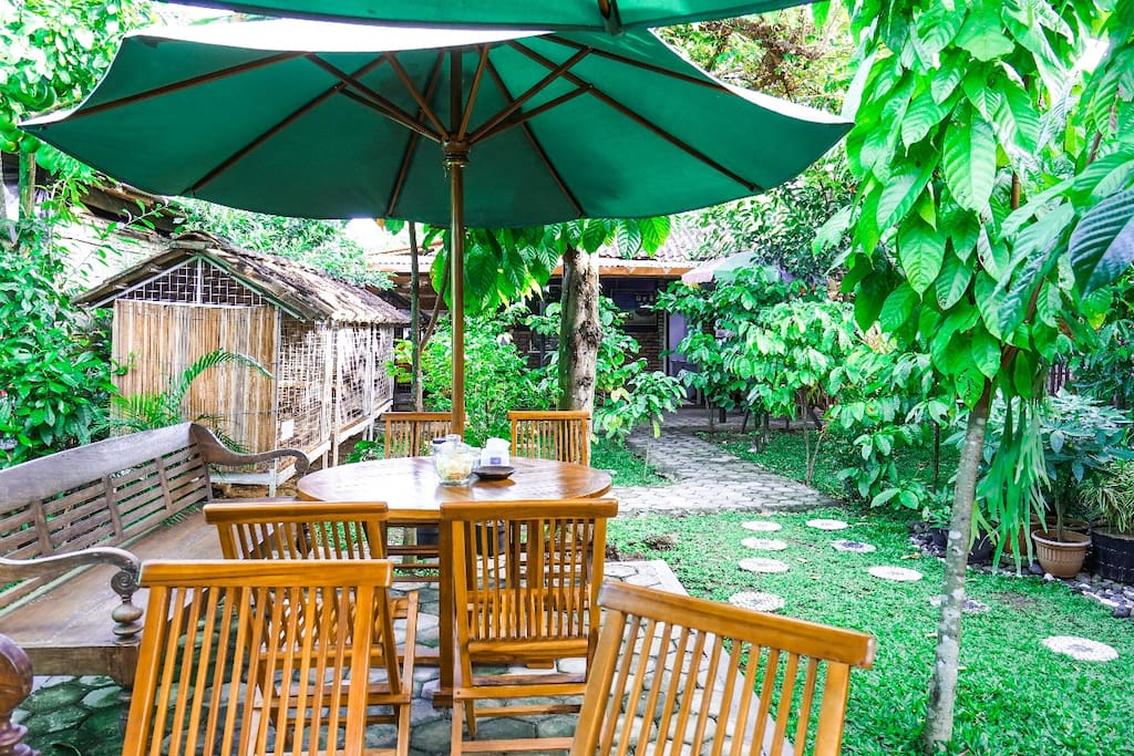 Usually people have stay at hotel that give modern environment. But, we choose not. We believe there are many people miss the nature environment