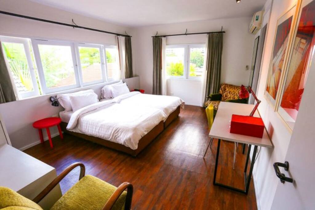 Early morning wake up fresh with open surroundings.