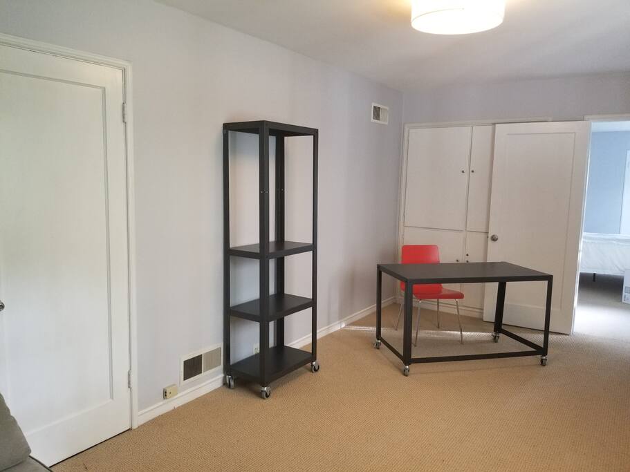 Workspace, printer available