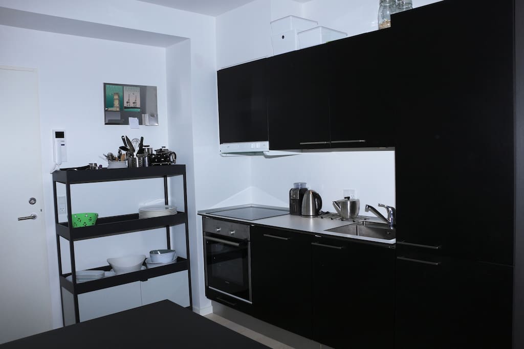 Modern well-equipped kitchen