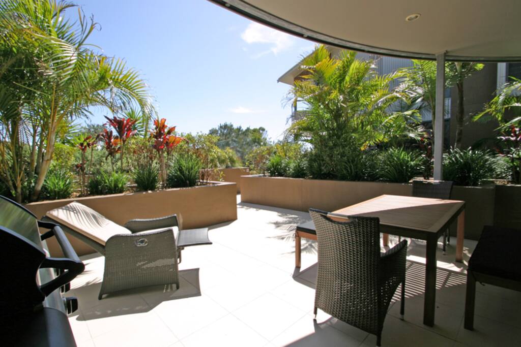 Patio with BBQ
