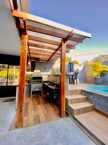Entire home with 3 bedrooms in Bonito - Casa espaço gourmet, piscina e sala de jogos🏡