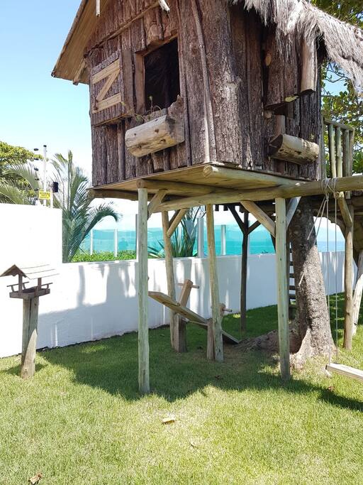 Casa na árvore.