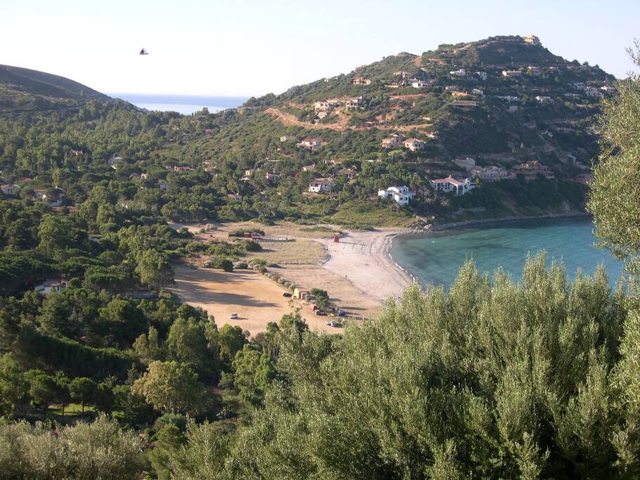 vista mare dalla veranda coperta