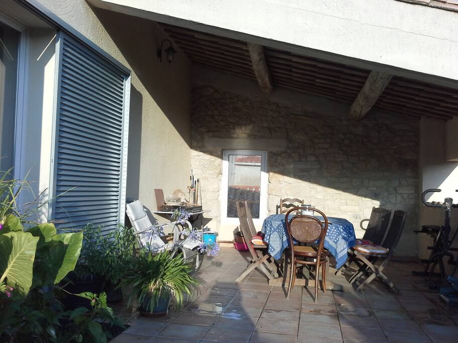Terrasse couverte