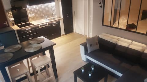 Successful Airbnb property: Le P'ti Mousse (50 m from the beach) rated 3* in Fécamp