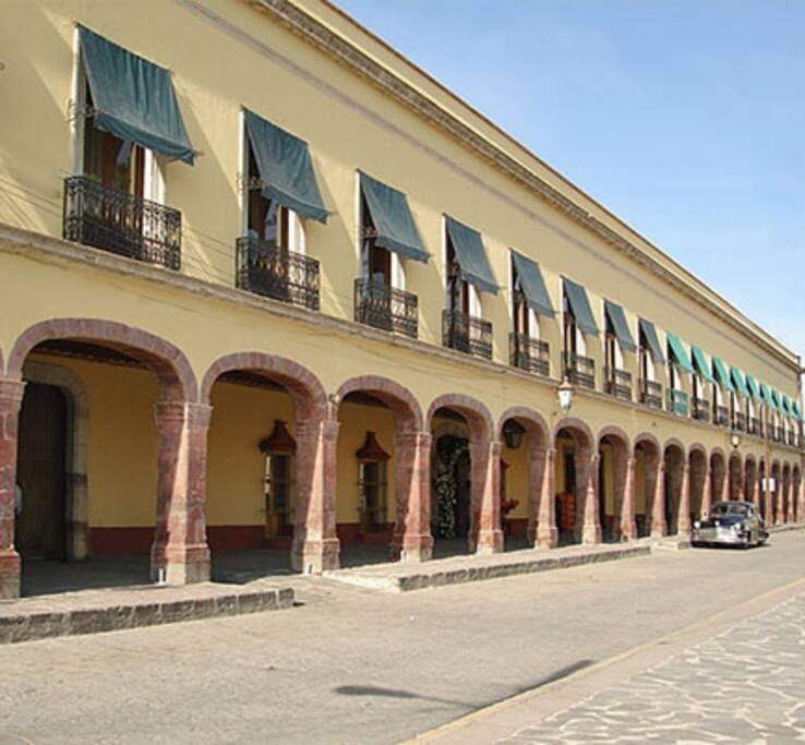 Hacienda´s front