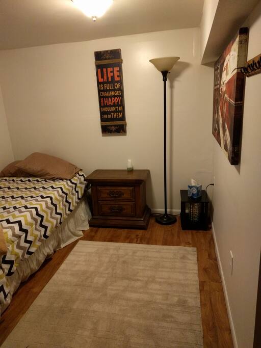 Private Bedroom #6 with locking handle and a desk