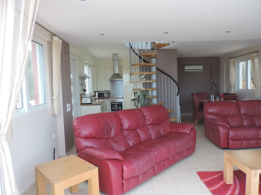 comfortable seating in the lounge area