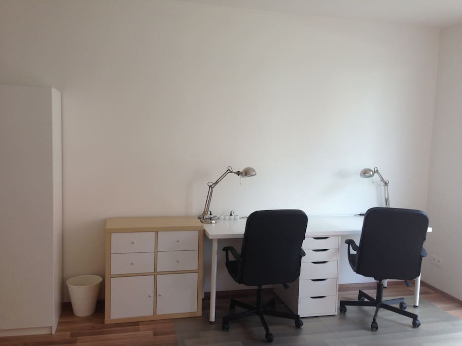 Working place in the main room