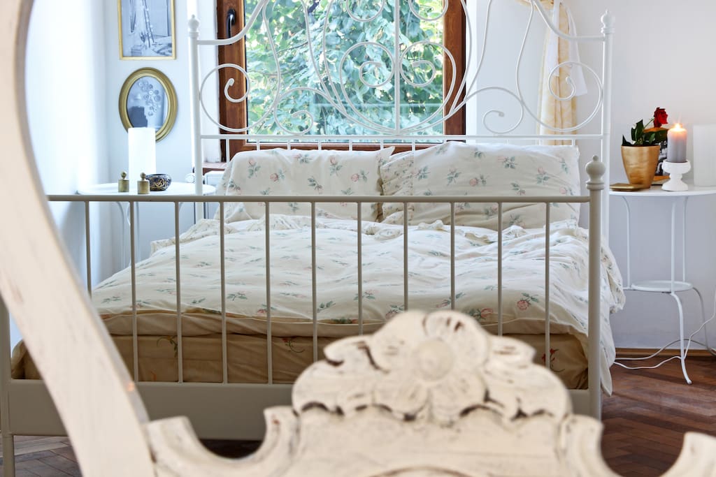 Bedroom - not too big, but lovely :)