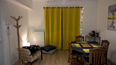 Apartment in the center of the village of Manom