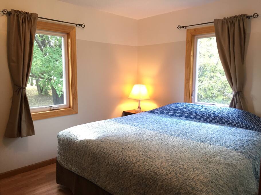 Bedroom 1 with king bed.