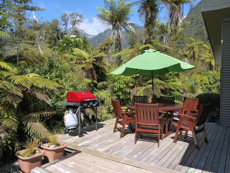 Outside sitting area