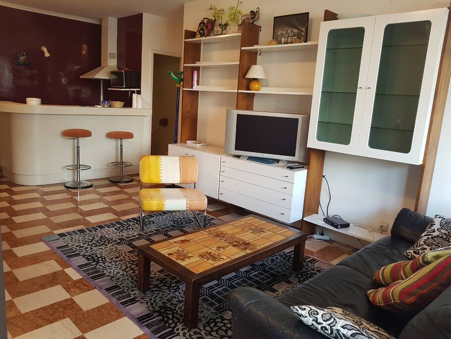 Séjour avec TV