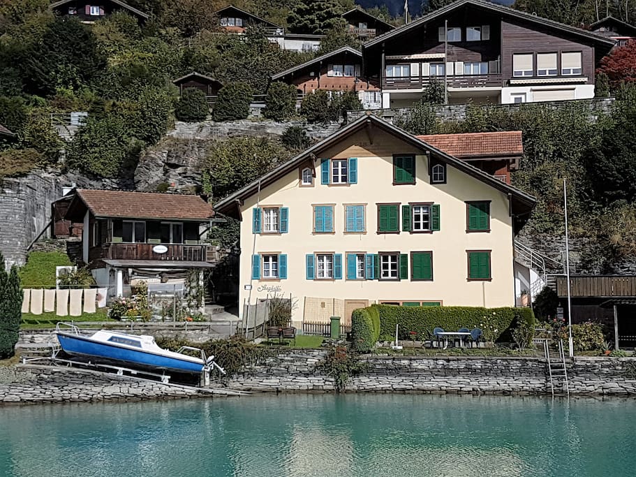 View of apartment from the river