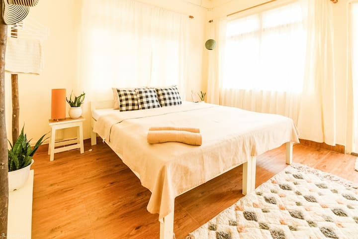 Dormitorio 2 con 2 camas individuales unidas, pero se pueden separar. 